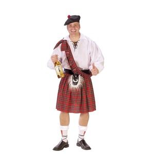 Men's‎ Big Shot Scot Costume Scotland Bagpiper Spirit Complete Worn Once